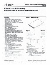 DataSheet MT29F8G08FAC pdf